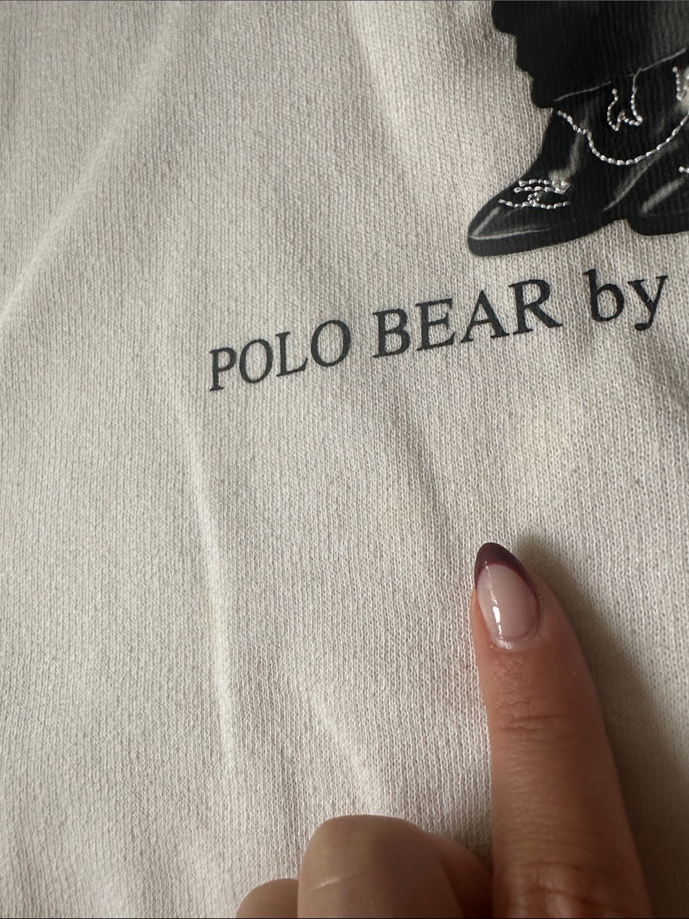 Ralph Lauren White Polo Bear Crewneck Sweatshirt - Picture 11 of 12